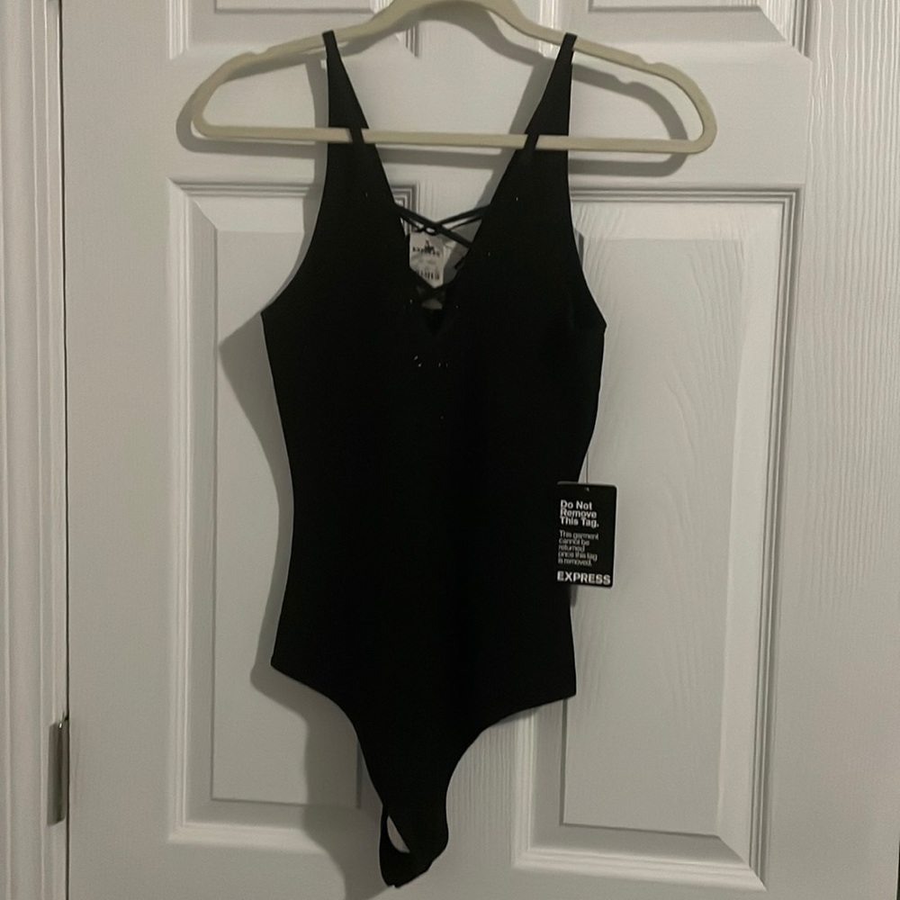 NWT Express lace up bodysuit
